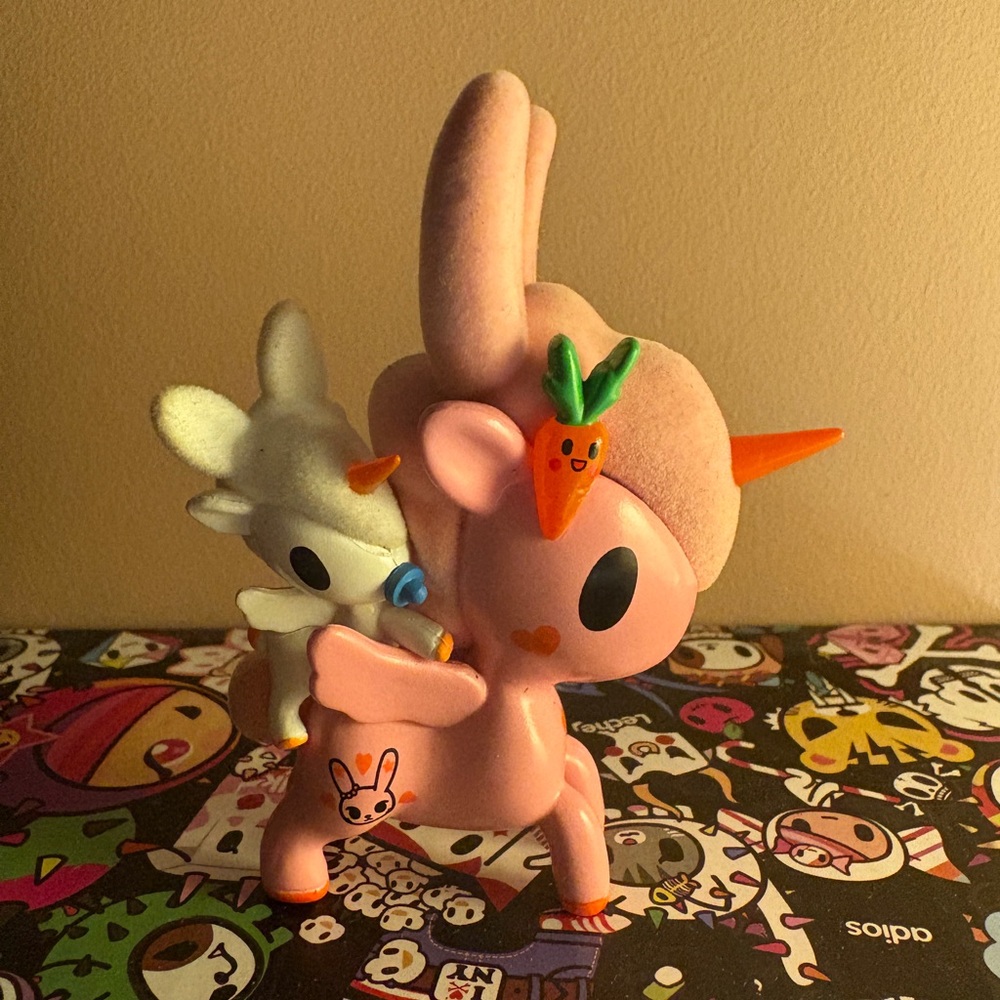 tokidoki Unicorno Bambino Series 2 USAGI & HOPPER *Chaser* - Picture 1 of 6